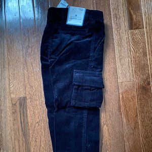 NWOT GAP Toddler Boy Black Cords Cargo Pants